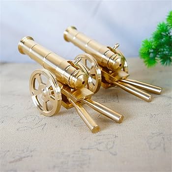 Amazon | ミニ大砲ミリタリーモデルコレクション装​​飾手作り大砲置物