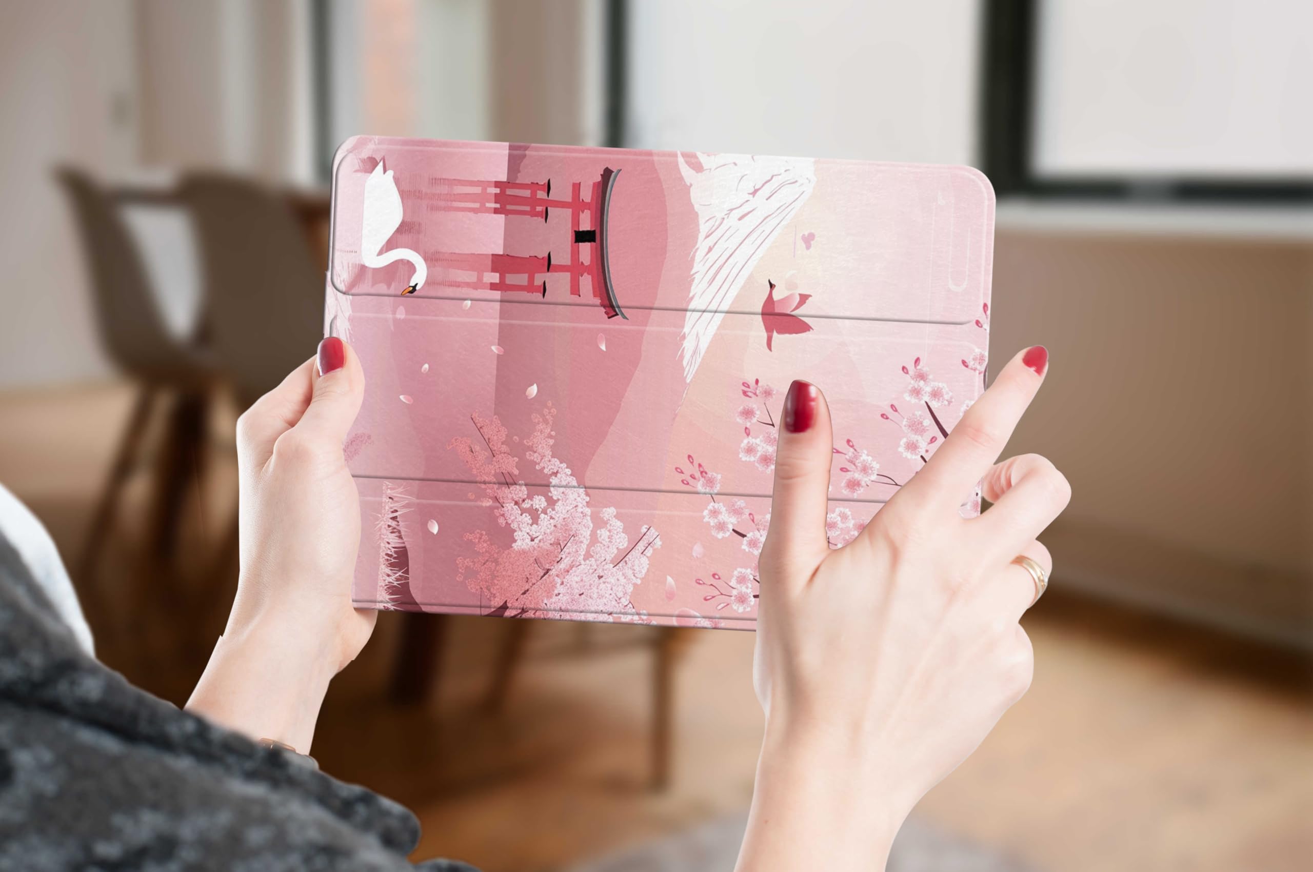 Amazon.com: Case for iPad 9th 8th 7th Generation Cherry Blossom