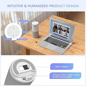 Amazon.co.jp: NUROUM C10 会議用ウェブカメラ マイクスピーカー付き