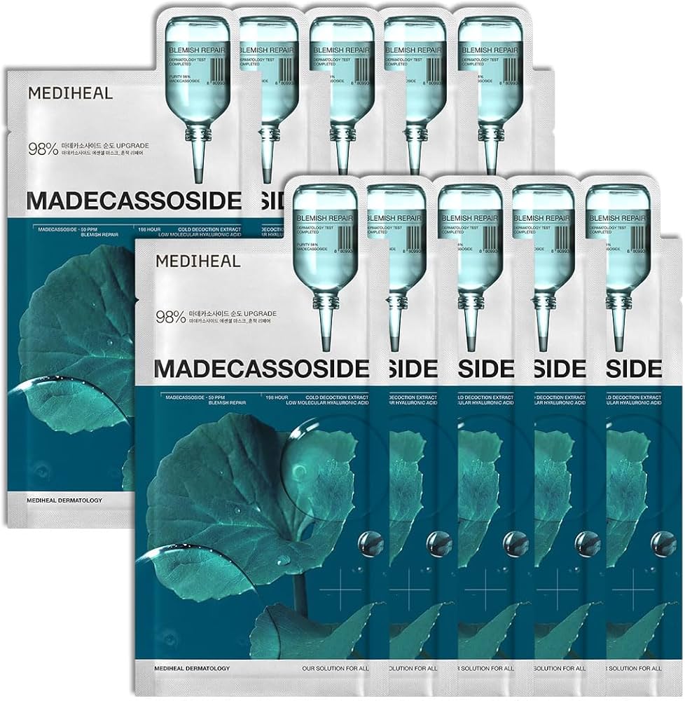 Amazon.com : Mediheal Madecassoside Essential Sheet Mask Blemish