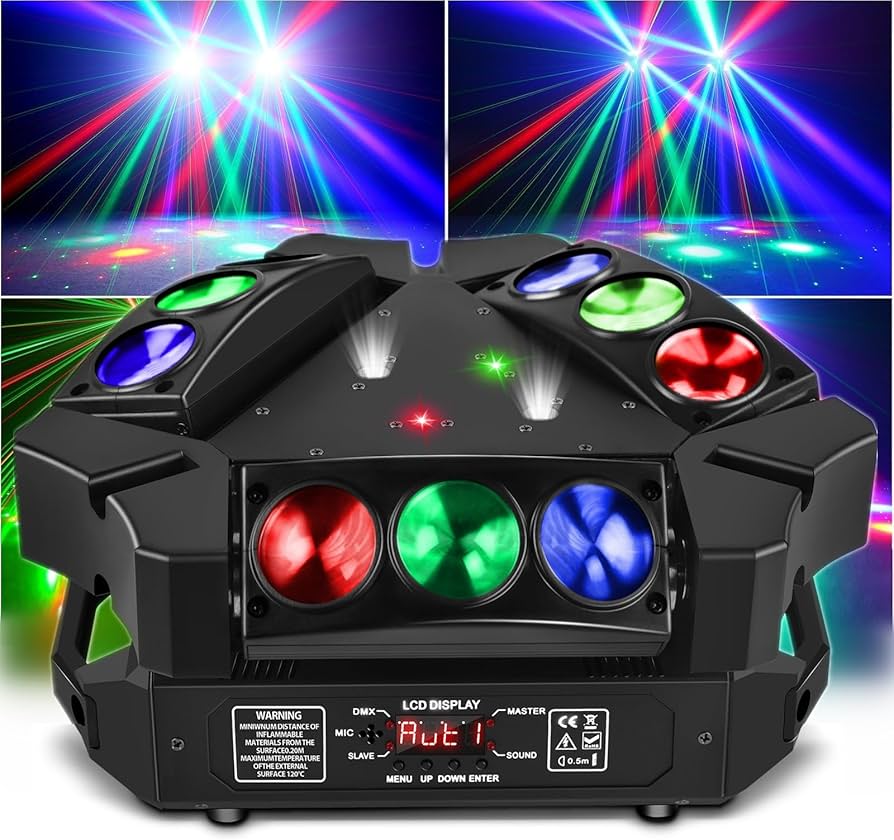 Amazon.com: FODEXAZY Spider Moving Head DJ Lights 9 X 10W LED DJ