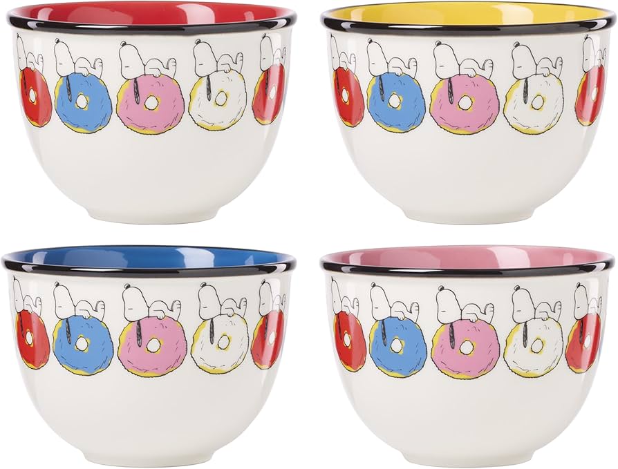 Amazon.com | Lenox 897576 Chef Snoopy Dessert Bowls, Set Of 4