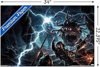 Amazon.com: Trends International Dungeons and Dragons - Battle