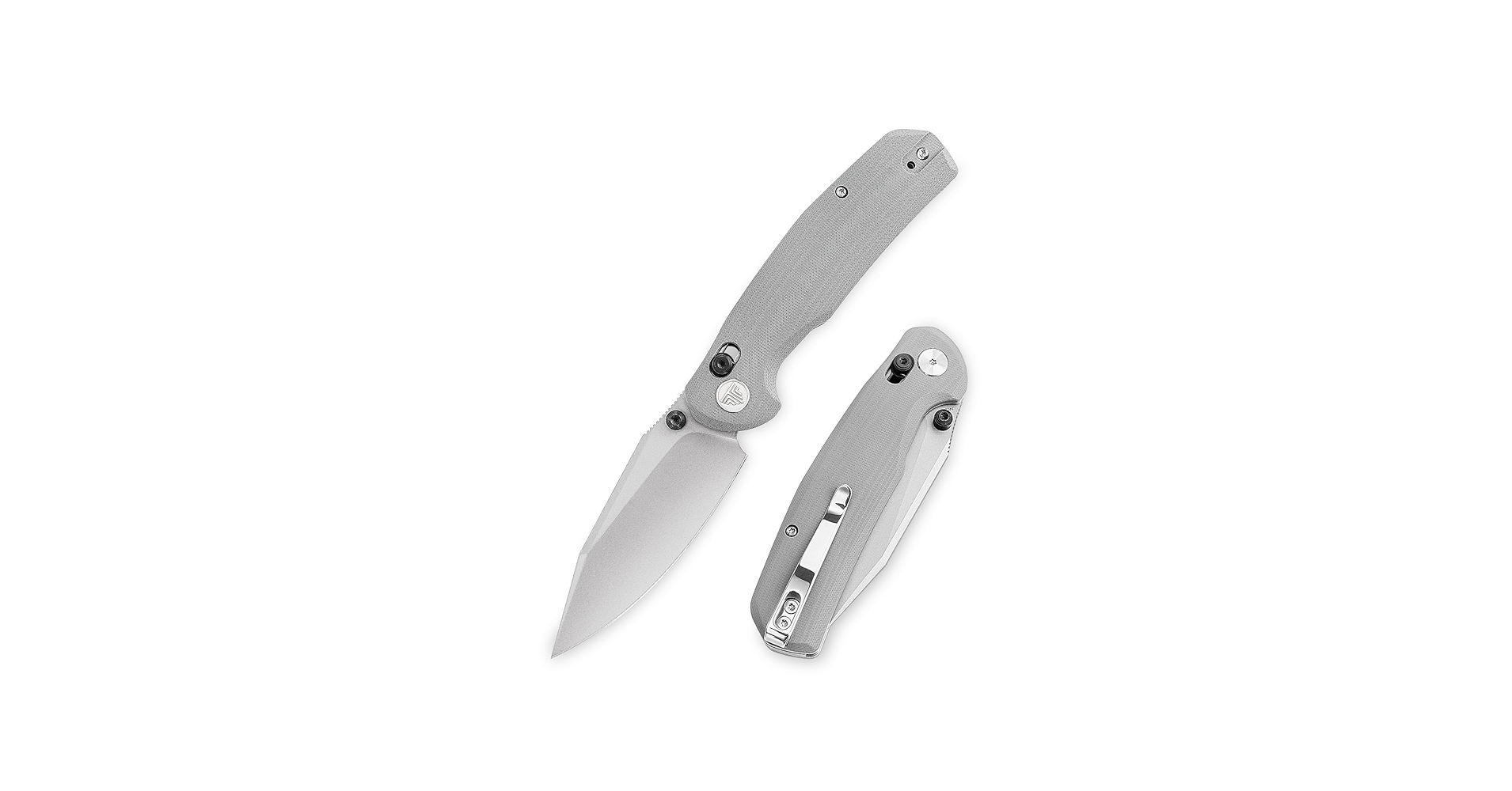 Amazon.com : TRIVISA Pocket Knife, 3.34'' 14C28N Silver Blade