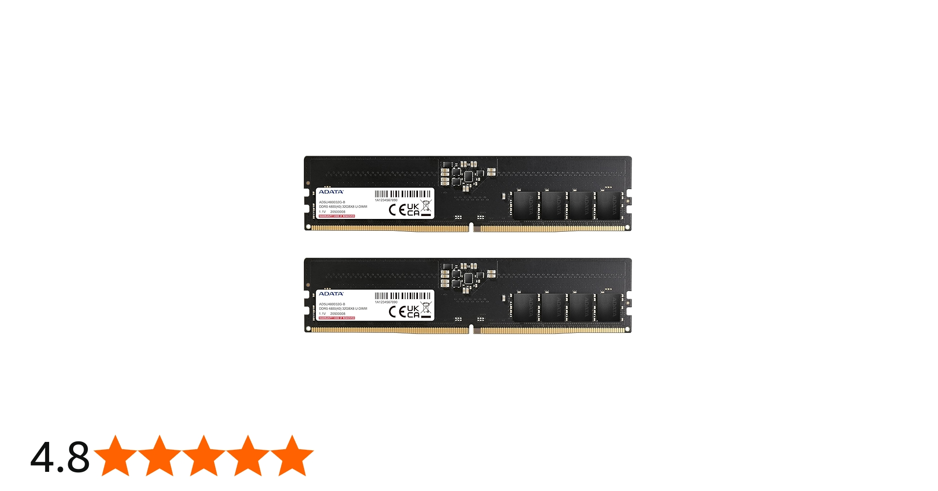 Amazon | 【エイデータ】 PCメモリ DDR5 4800MHz U-DIMM 32GBx2枚
