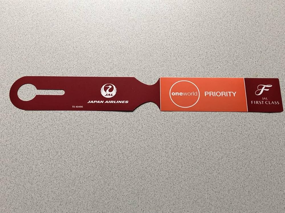 Amazon.co.jp: JAL 日本航空 ファーストクラス プライオリティ タグ