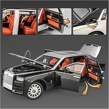 Amazon | ミニカーモデル 1/18 ロールスロイスファントム合金高級車