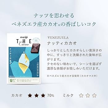 Amazon.co.jp: 明治 ザ・カカオナッティカカオ 42g×7個 : 食品・飲料・お酒