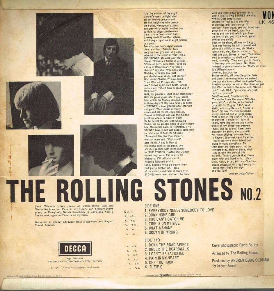 Amazon.co.jp: The Rolling Stones No. 2 - 2nd - EX: ミュージック