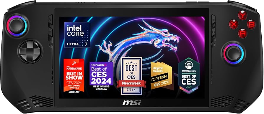Amazon.com: msi Claw PC Gaming Handheld: Intel Ultra 5-135H, 7