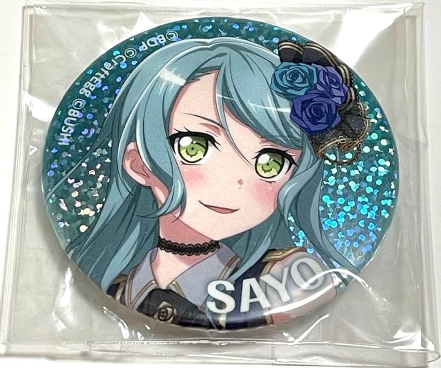 Roselia Flamme Wasser タオル&缶バッジセット 氷川紗夜 Roselia