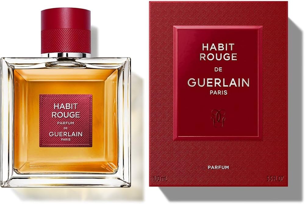 Amazon.com : Guerlain Habit Rouge Parfum Spray for Men, 3.4 Ounce