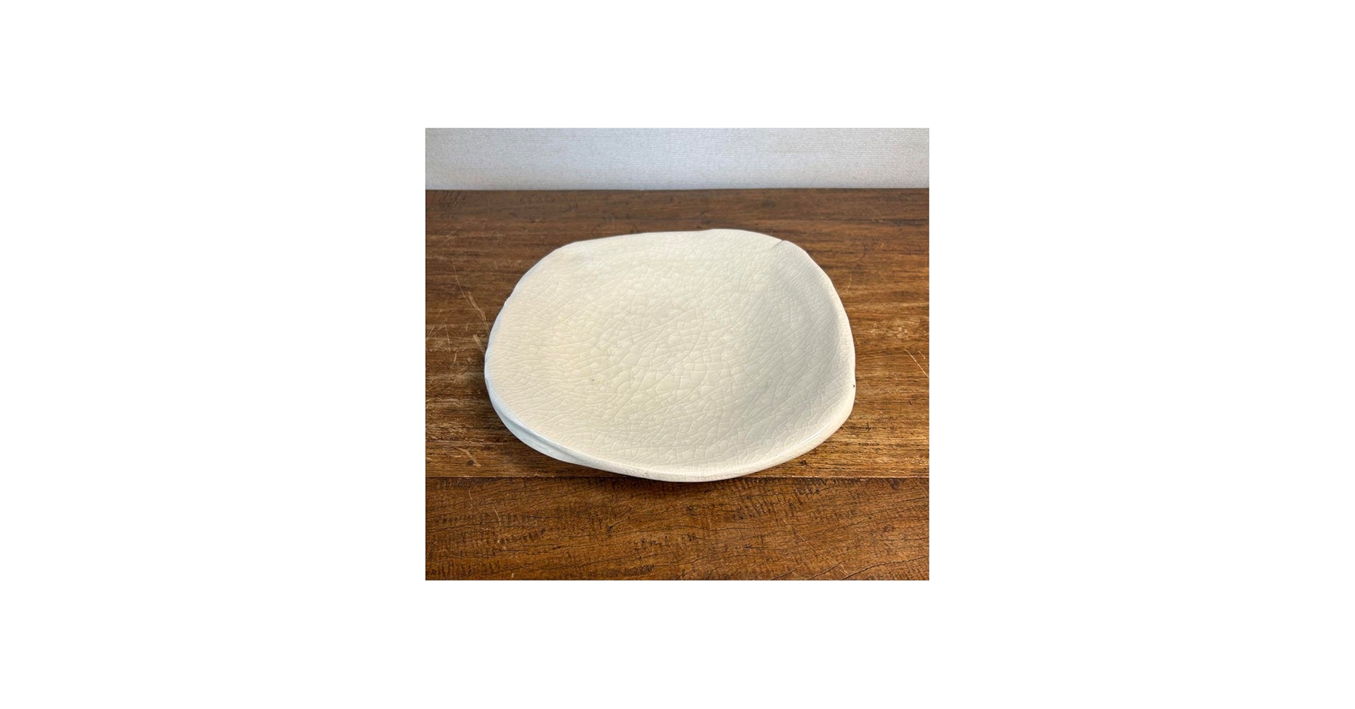 Amazon.co.jp: 鯉江良二 Ryoji Koie 「良」 「1983」 白磁 皿 三足