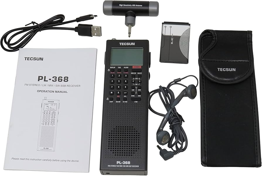 Amazon.com: Tecsun Digital PL368 AM/FM/LW/SW Worldband Radio with