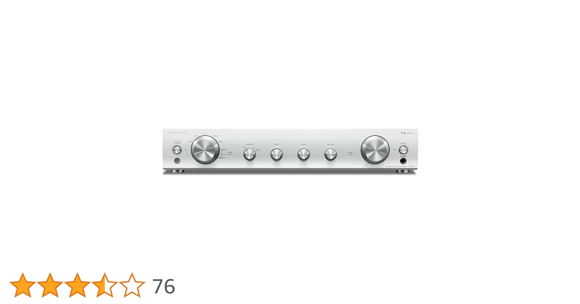 Amazon.co.jp: ONKYO プリメインアンプ 90W+90W(4Ω) A-5VL(S) シルバー