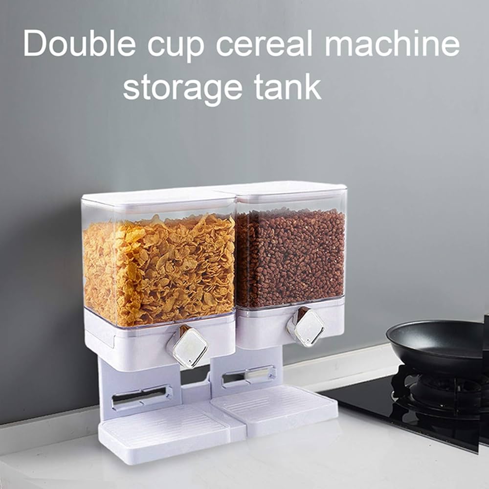 Amazon｜Popuppe シリアルディスペンサー 大容量 7.4L 穀物