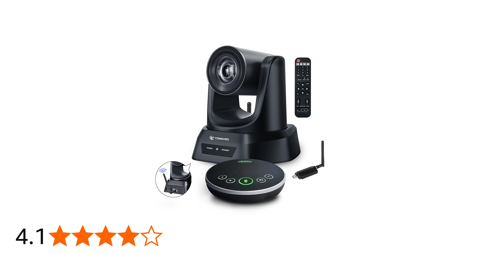 TONGVEO HDMI PTZ Conference Camera with 3x Optical Zoom Church