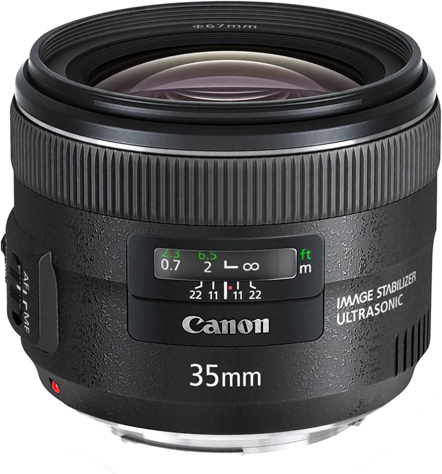 Amazon.com : Canon 5178B002 EF 35mm f/2 is USM Wide-Angle Lens for