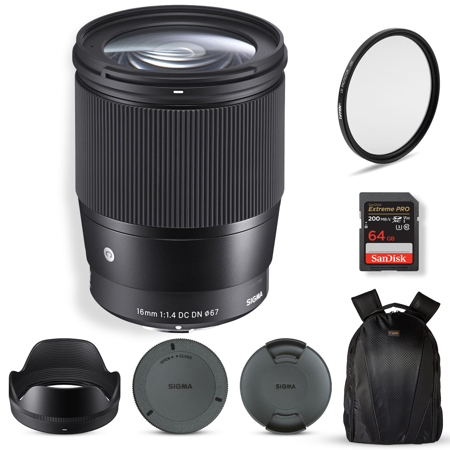 Amazon.com : Sigma 16mm f/1.4 DC DN Contemporary Lens for Sony E