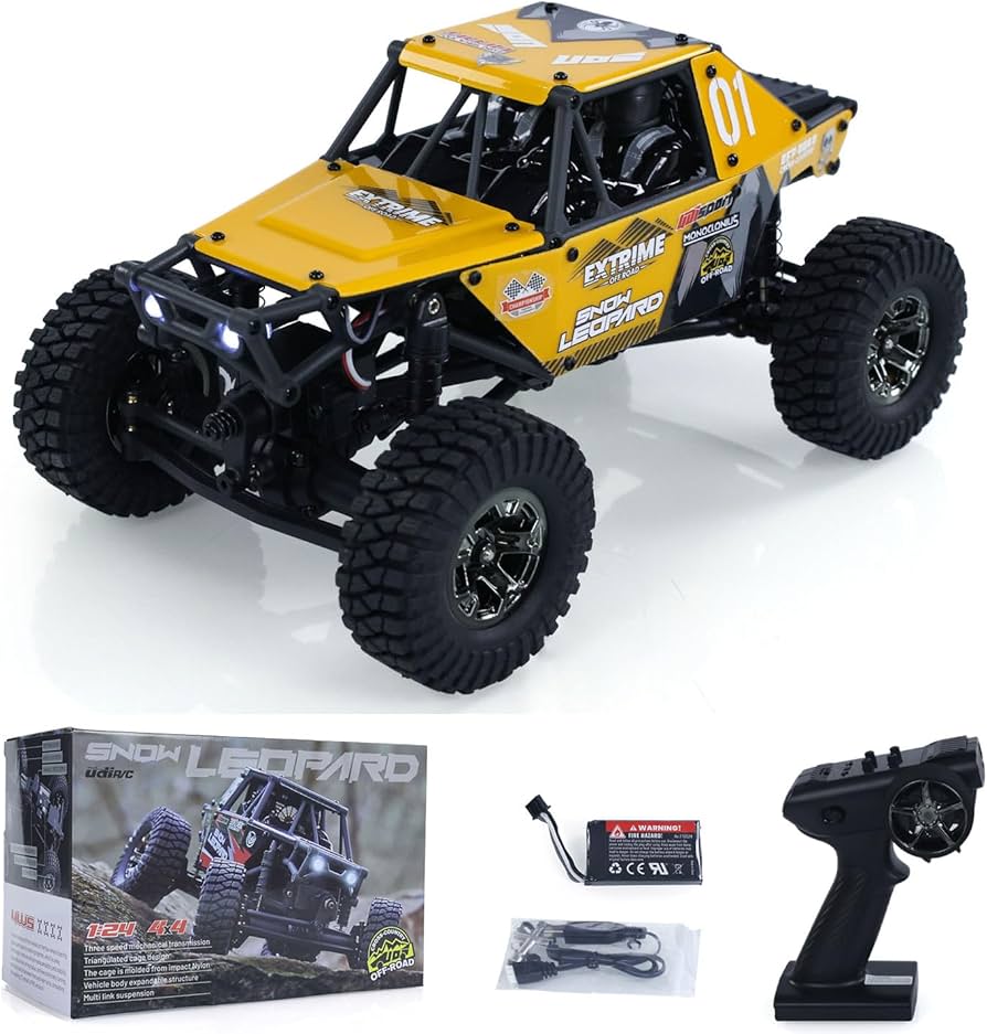 Amazon.co.jp: WHEELFUN UdiRC UCX2405PRO 1/24 4x4 RCロック