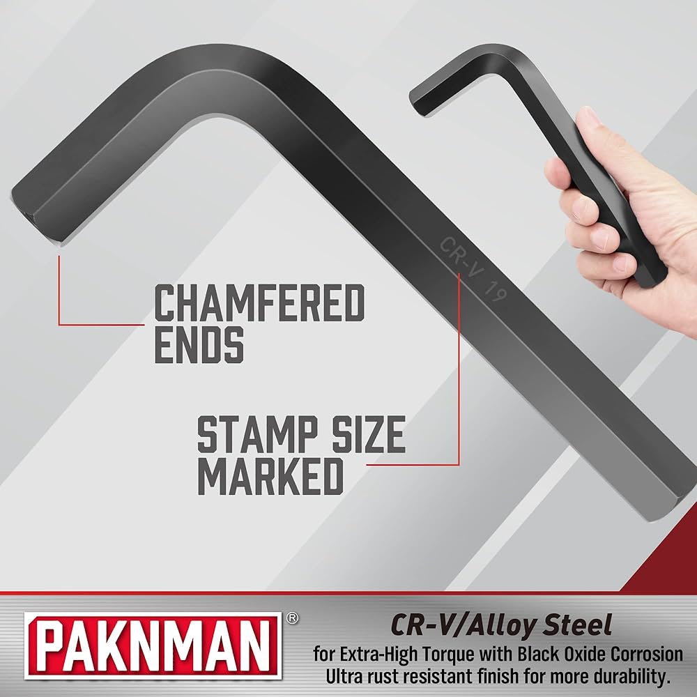 Amazon | PAKNMAN ジャンボアレンレンチセット 14点 特大六角キー