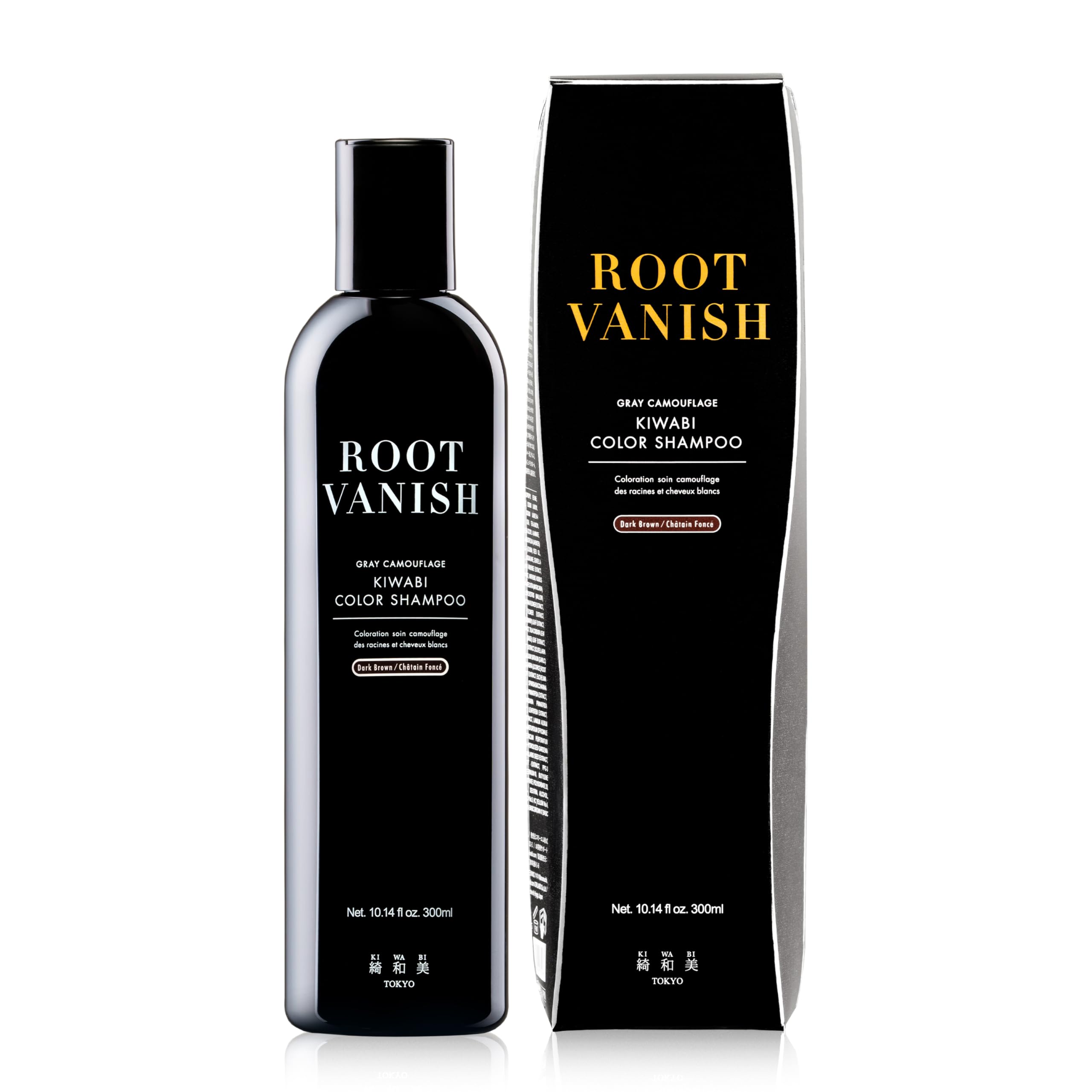 Amazon | 綺和美 KIWABI ROOT VANISH カラーシャンプー ダークブラウン