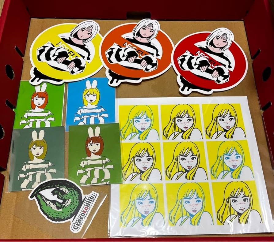 BACKSIDE WORKS サイン入 ハンドペイントステッカー ED.50