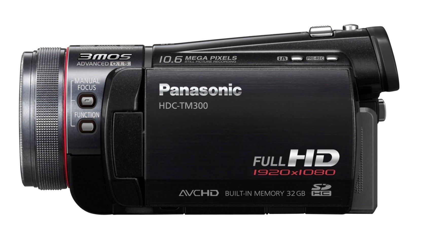 Amazon.com : Panasonic HDC-TM300 Twin Media HD Camcorder (Black