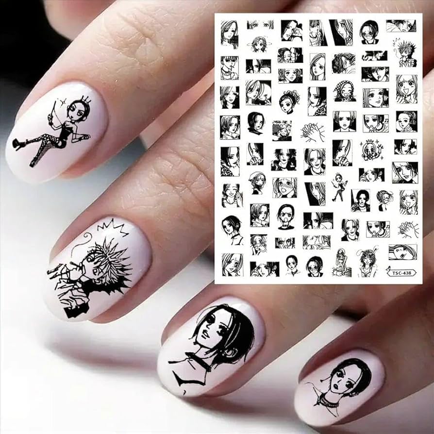Amazon.co.jp: NANA ネイルシール 矢沢あい シール ナナ nana モノクロ