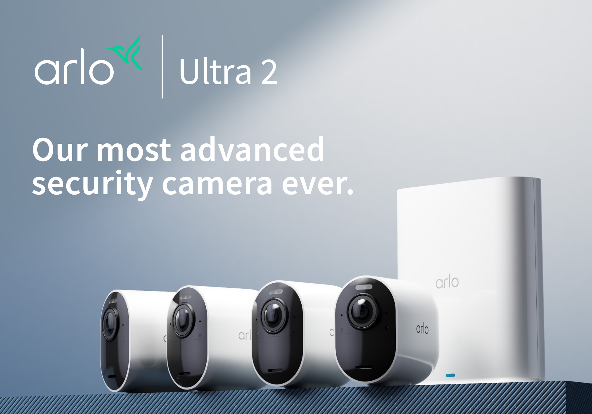 Arlo Ultra 2 XL Outdoor Security Camera, 4K UHD, Wireless CCTV, 12