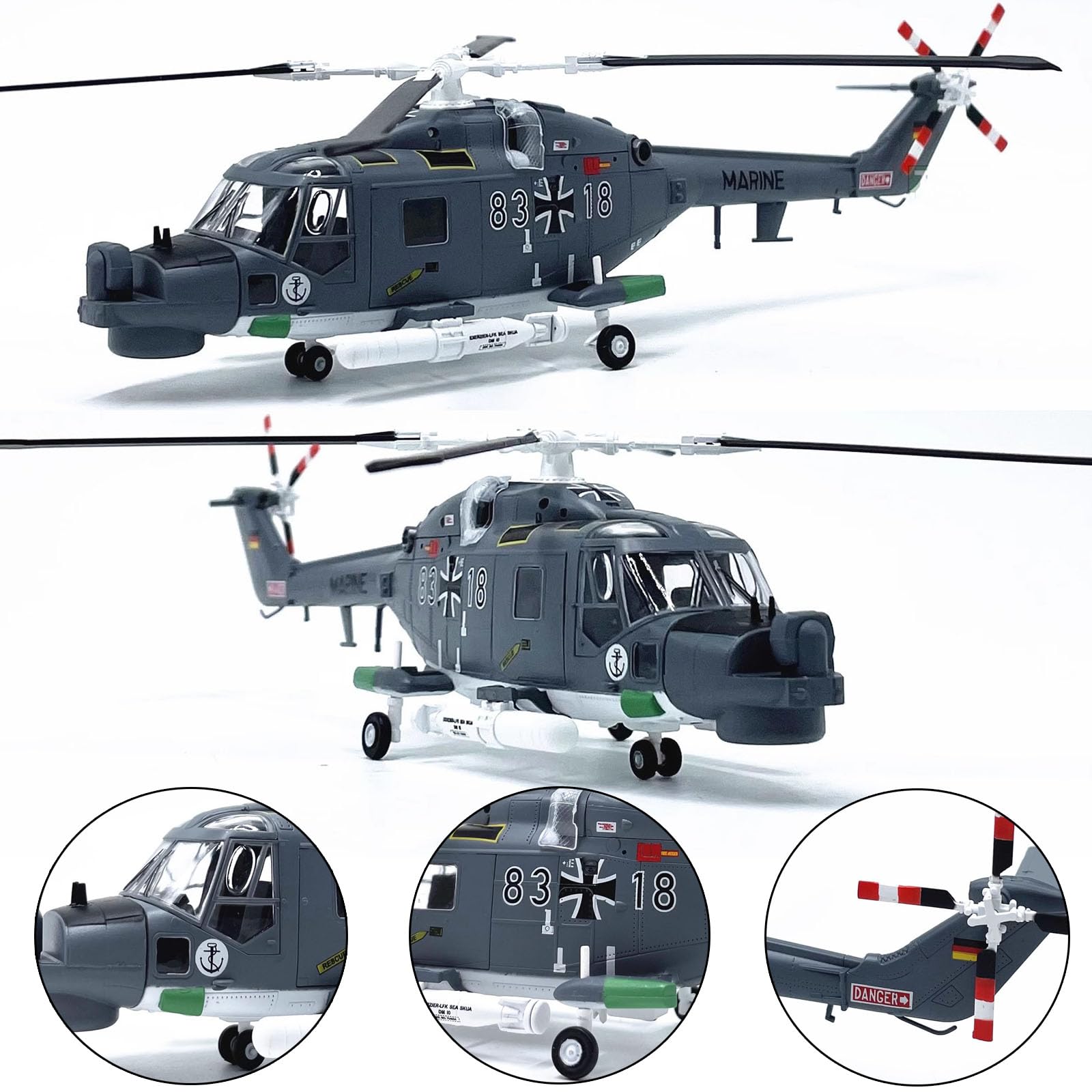 Amazon.co.jp: ODddot 1:72 ドイツ空軍航空機モデル完成モデル Lynx Mk
