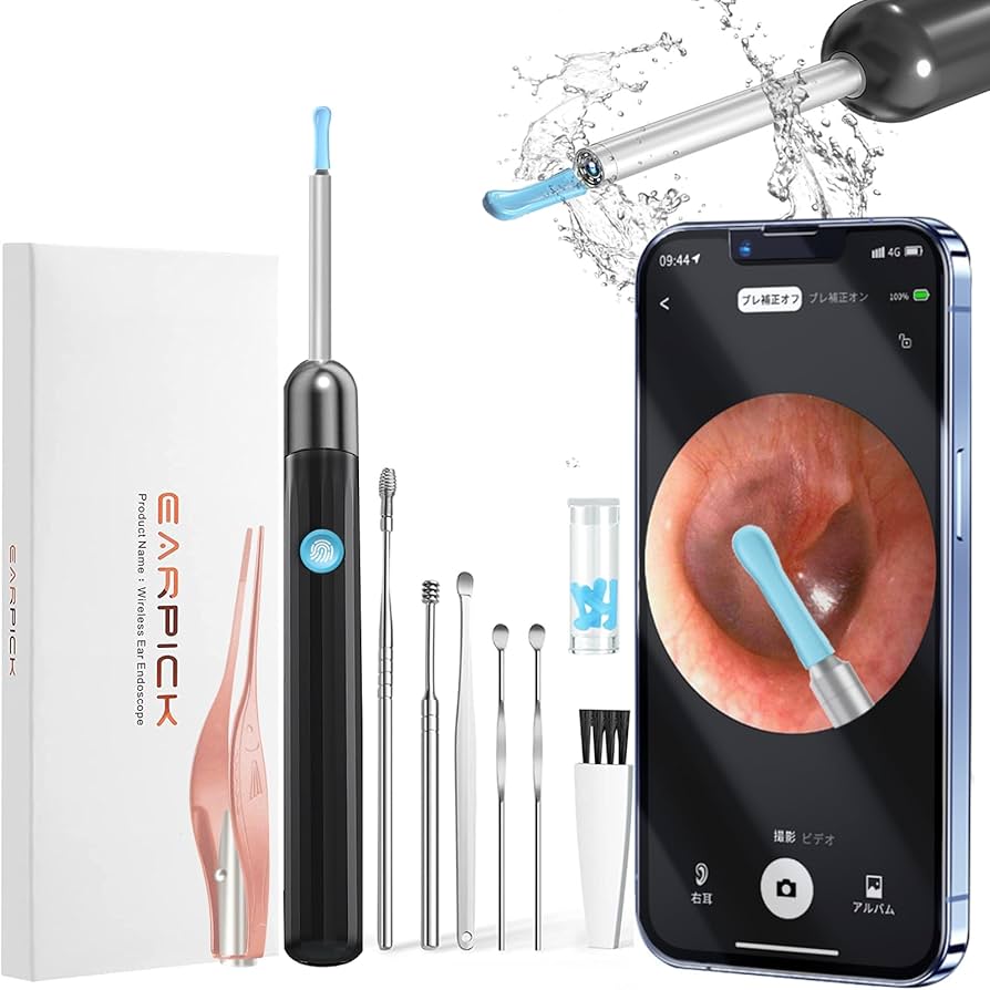 Amazon.co.jp: 耳かき カメラ 2024版 ワイヤレス イヤースコープ tik