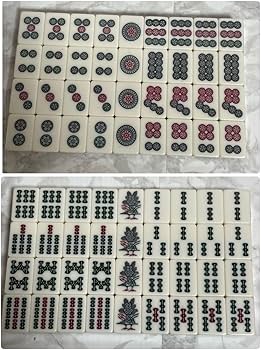 Amazon | 稀少 キングバード 麻雀牌 背黒牌 手彫式 重量牌 マージャン