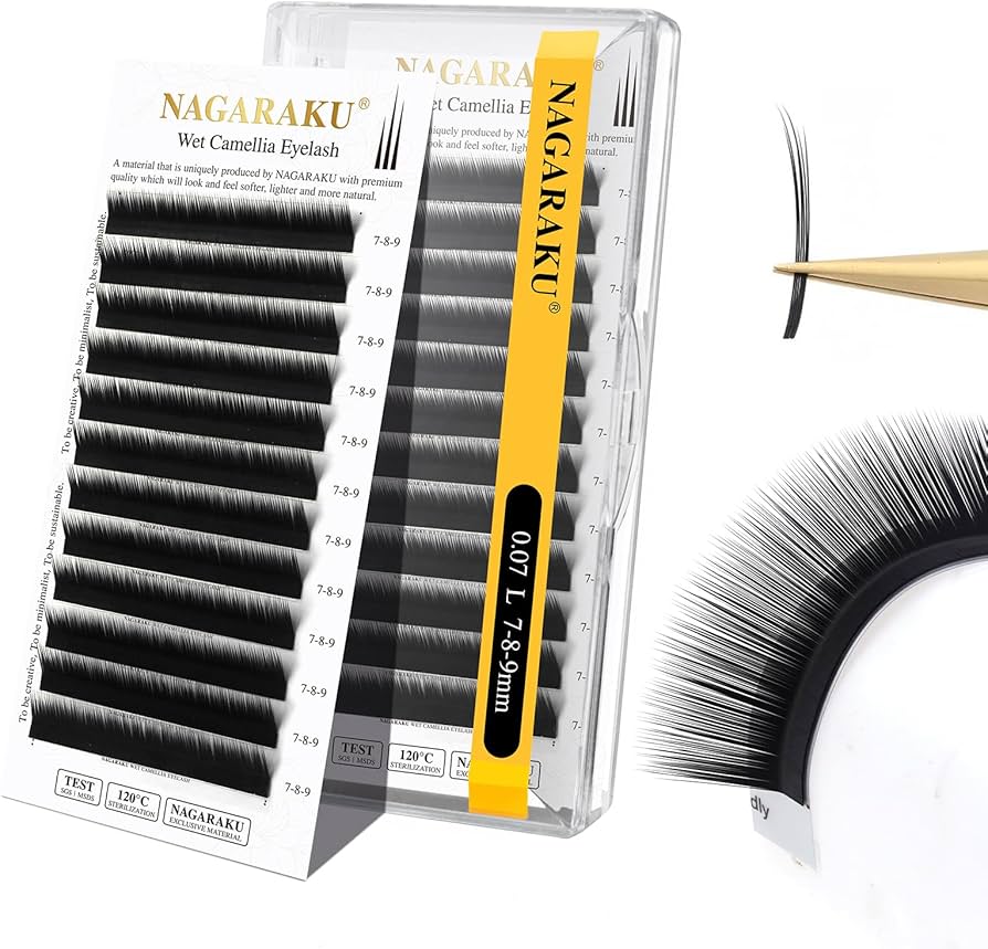Amazon | NAGARAKU まつげエクステンシュン 3D以上できるマツエク L