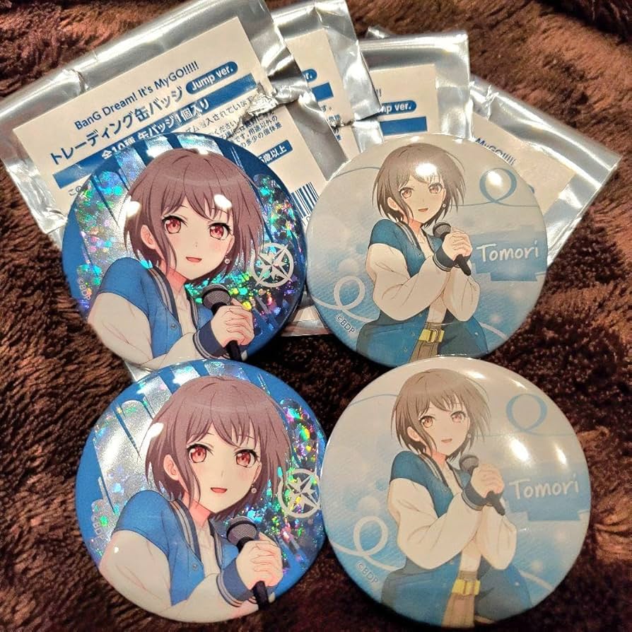 Amazon.co.jp: 高松燈 缶バッジ ホロ ノーマル 4点セット バンドリ