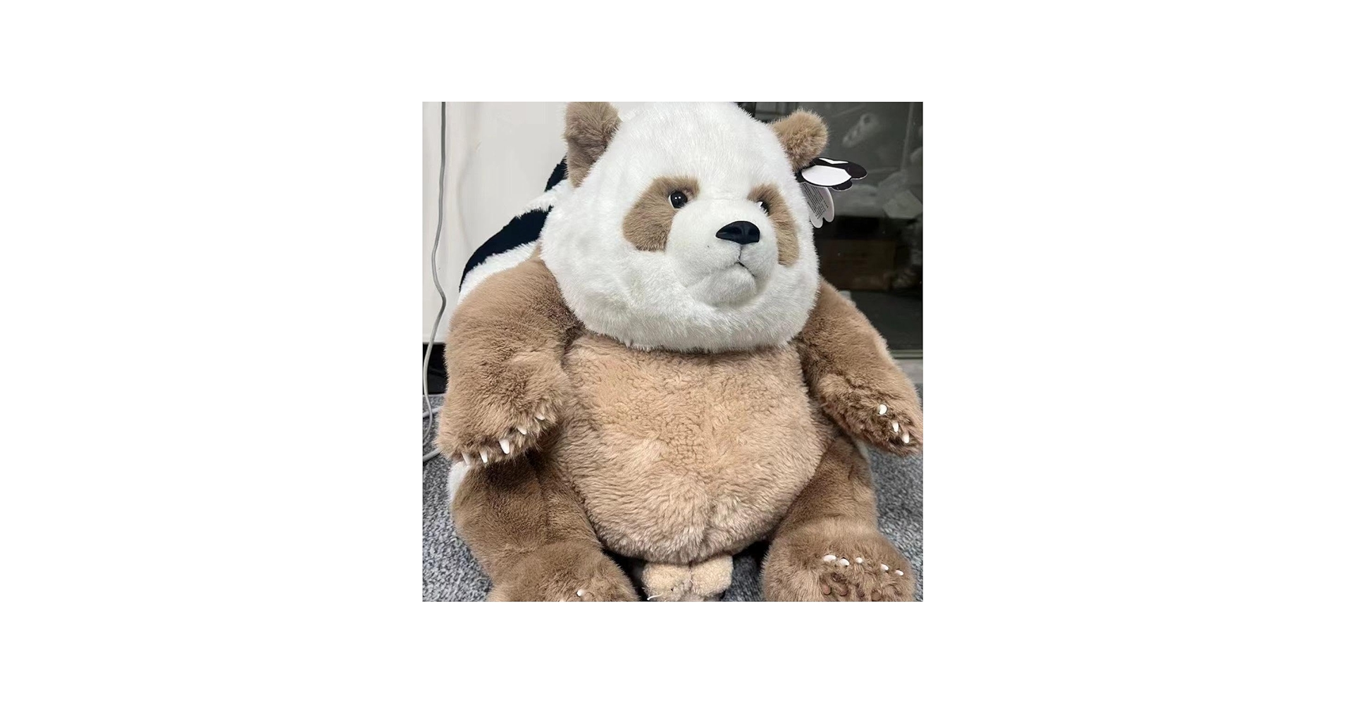 Amazon.co.jp: 茶色パンダ シミュレーション肉球金玉 : おもちゃ