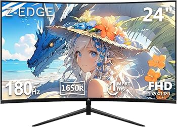 Amazon.co.jp: Z-EDGE UG24 Monitor 24 Inch 180Hz Gaming Monitor