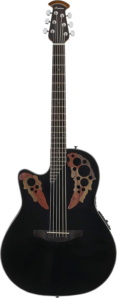 Amazon.co.jp: OVATION CE44L-5-G BLK Celebrity Elite Black レフティ