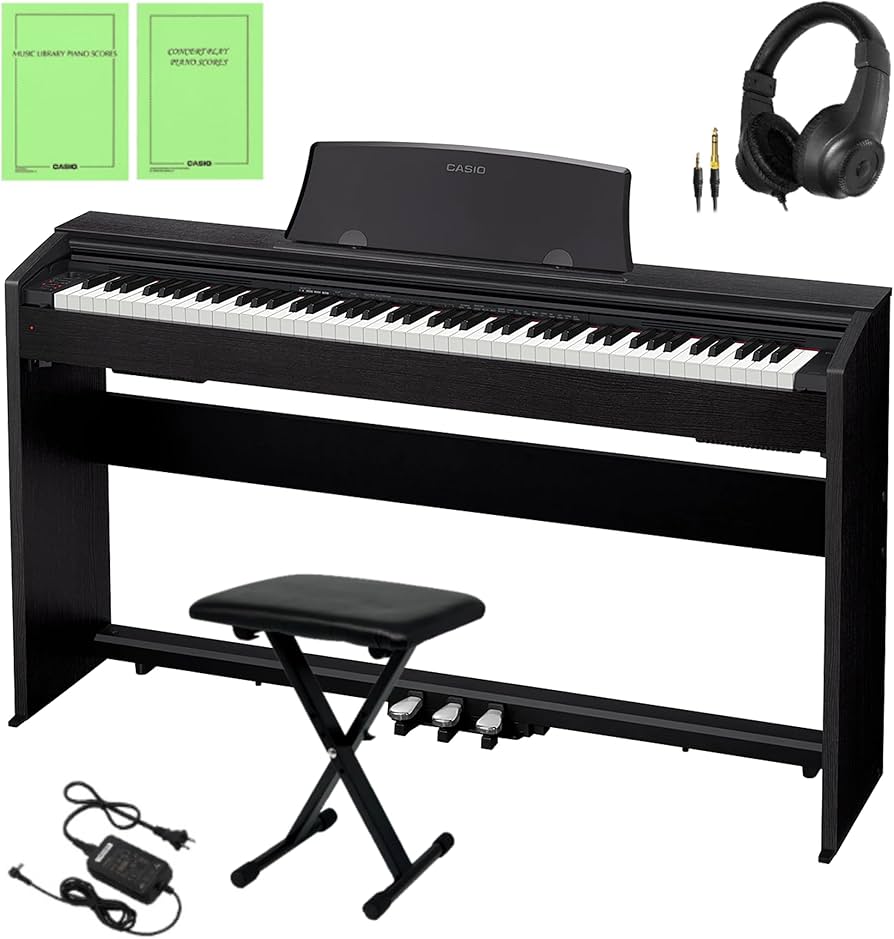 Amazon.co.jp: 【ピアノ椅子＆ヘッドホン＆楽譜集セット】CASIO カシオ