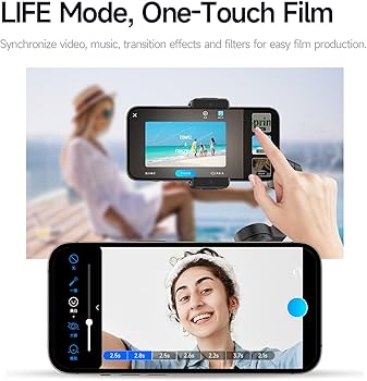 Amazon.co.jp: スマートフォンジンバルスタビライザー 3軸折りたたみ式