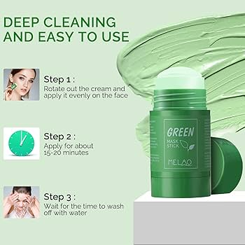 Amazon.com : Green Tea Mask Stick for Face, Blackhead Remover with