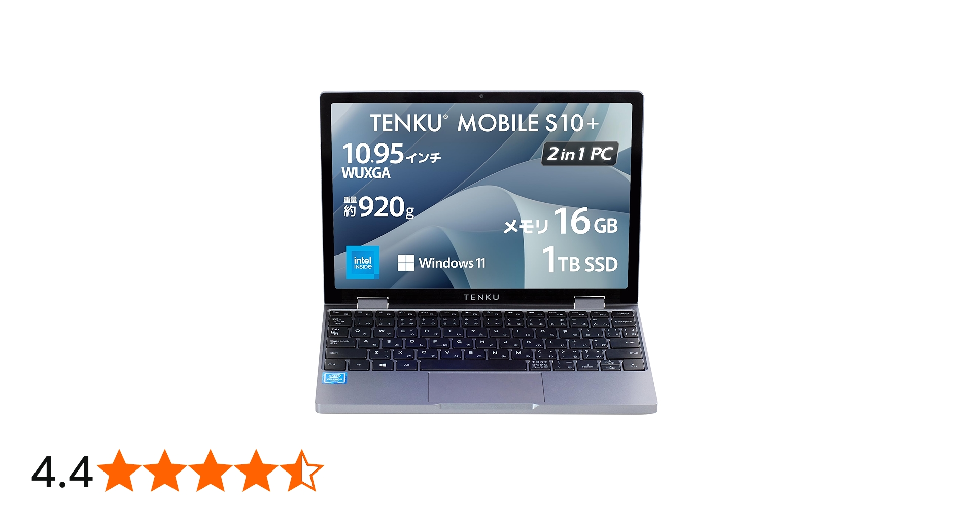 Amazon.co.jp: TENKU MOBILE S10 2in1モバイルノートPC 10.51インチ