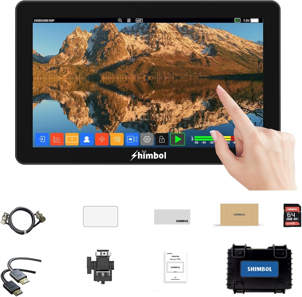 Amazon | Shimbol Memory 7 Pro 7インチ タッチスクリーン 4K HDMI/3G