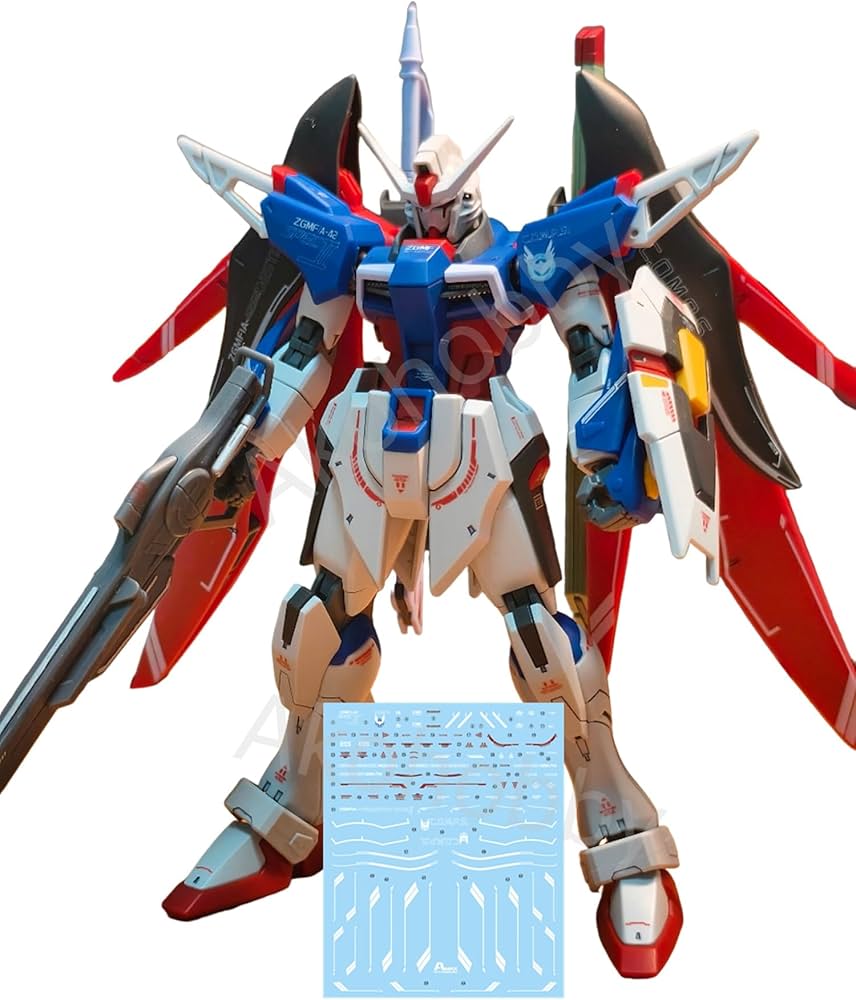 Amazon | HG デスティニーガンダム SpecII Spec II 2 デカール 蛍光 水