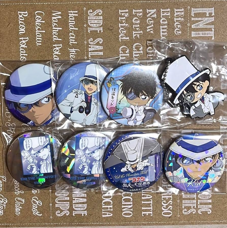 怪盗キッド 缶バッジ FANS SELECTION コナン FANS SELECTION 缶バッジ
