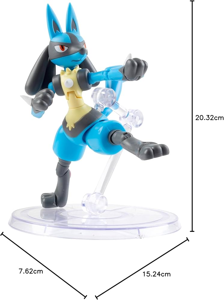 Amazon.co.jp: ポケモン 6インチ ルカリオ スーパー関節フィギュア