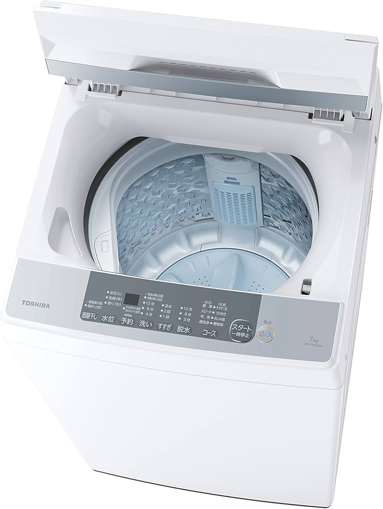 Amazon | TOSHIBA(東芝) 全自動洗濯機 7kg AW-700Z2(W) ボディ幅51.5