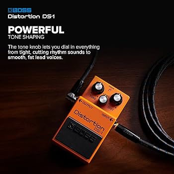 Amazon.com: BOSS DS-1 Distortion | Compact Distortion Pedal | The