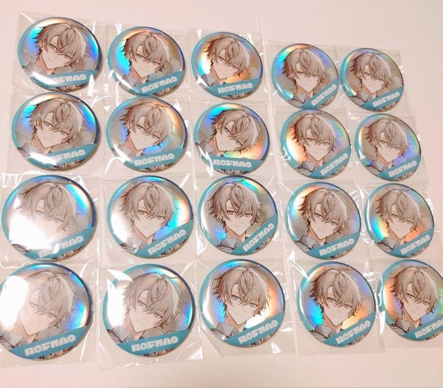 Amazon.co.jp: ROF-MAO ろふまお 2周年 甲斐田晴 缶バッジ : おもちゃ