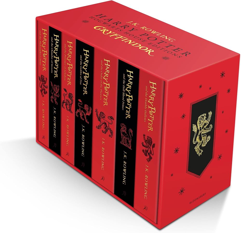 Harry Potter Gryffindor House Edition Paperback Box Set: Rowling